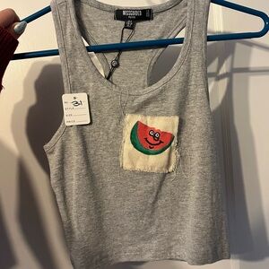 Misguided watermelon tank top